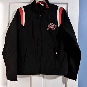 Harley-Davidson Black and Orange Rain Coat